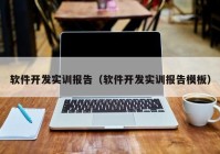 软件开发实训报告（软件开发实训报告模板）